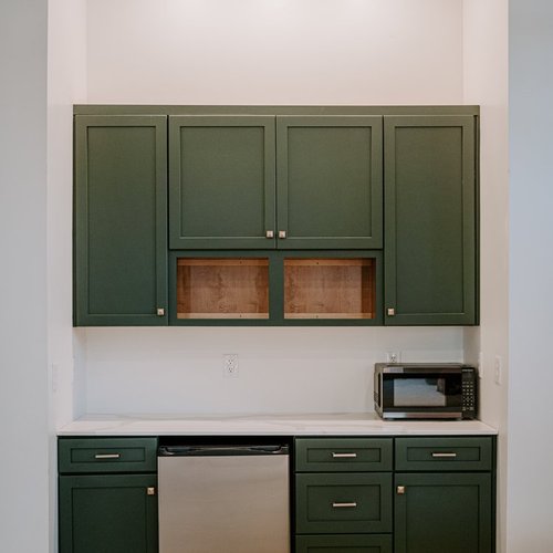 Moss Green Kitchen Cabinets at East Main Lots by Xtreme Wholesale in Madison, IN